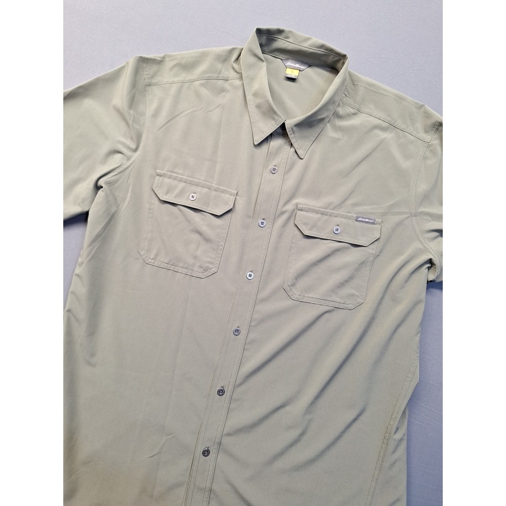 Eddie Bauer Travex XL Green Safari Outdoor Hiking Camping Work Performance Golf
